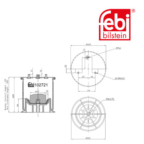 LPM Truck Parts - AIR SPRING (500042668)