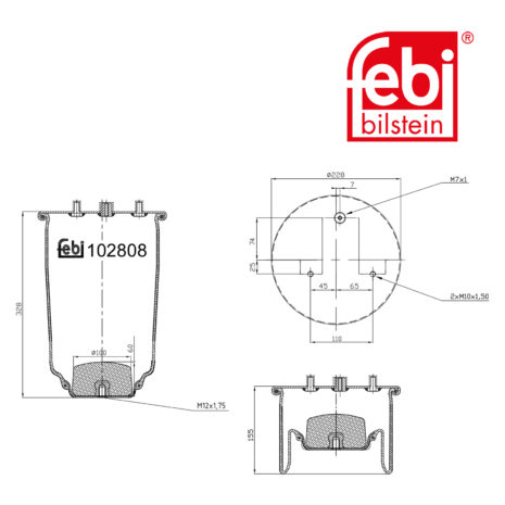 LPM Truck Parts - AIR SPRING (500042666)