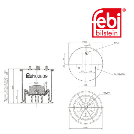 LPM Truck Parts - AIR SPRING (500042669)