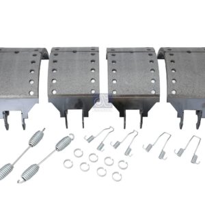 LPM Truck Parts - BRAKE SHOE KIT, WITH LININGS (0509027060S - 0980107490)