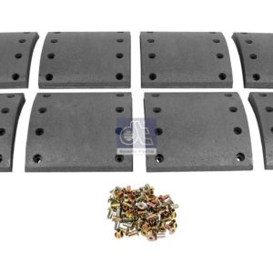 LPM Truck Parts - DRUM BRAKE LINING KIT, AXLE KIT OVERSIZE (1057006610 - 3057396610)