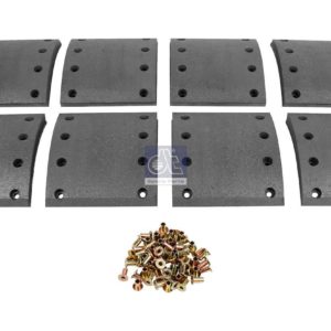 LPM Truck Parts - DRUM BRAKE LINING KIT, AXLE KIT OVERSIZE (1057006010 - 3057396010)