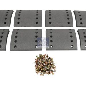 LPM Truck Parts - DRUM BRAKE LINING KIT, AXLE KIT OVERSIZE (1057004410 - 3057314310)