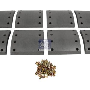 LPM Truck Parts - DRUM BRAKE LINING KIT, AXLE KIT OVERSIZE (1057006620 - 3057396620)