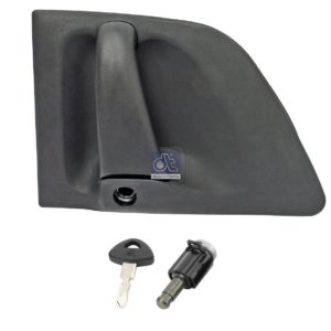 LPM Truck Parts - DOOR HANDLE, RIGHT COMPLETE WITH LOCK CYLINDER (2145648S - 2371255S)