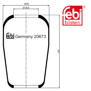 LPM Truck Parts - AIR SPRING (3833270001)