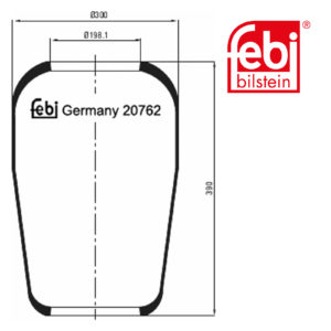 LPM Truck Parts - AIR SPRING (0220024200)