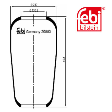 LPM Truck Parts - AIR SPRING (81436010128)