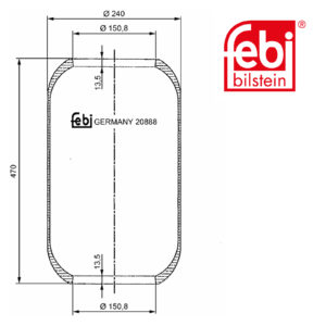 LPM Truck Parts - AIR SPRING (81436010186)