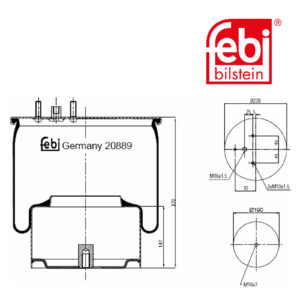 LPM Truck Parts - AIR SPRING (1698434)