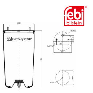 LPM Truck Parts - AIR SPRING (0542940050)