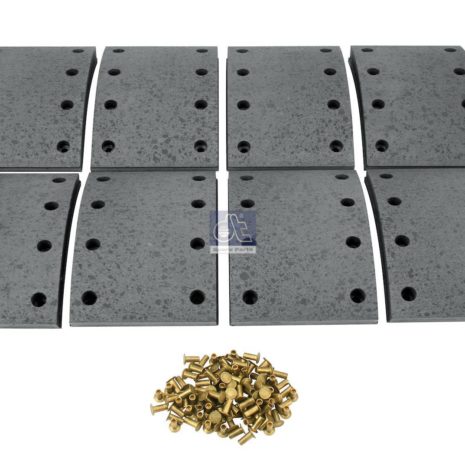 LPM Truck Parts - DRUM BRAKE LINING KIT, AXLE KIT OVERSIZE (270515S - 3095184S)