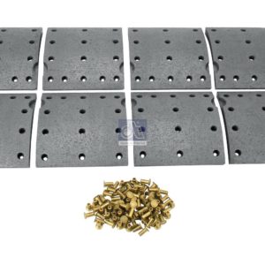 LPM Truck Parts - DRUM BRAKE LINING KIT, AXLE KIT (5001868087 - 3095187S)