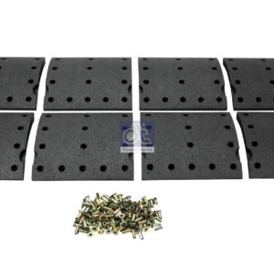 LPM Truck Parts - DRUM BRAKE LINING KIT, AXLE KIT OVERSIZE (5001868090 - 3095190S)