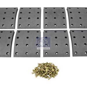 LPM Truck Parts - DRUM BRAKE LINING KIT, AXLE KIT OVERSIZE (3097177S1 - 3097178S2)