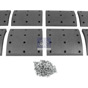 LPM Truck Parts - DRUM BRAKE LINING KIT, AXLE KIT OVERSIZE (3091281S)