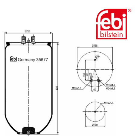 LPM Truck Parts - AIR SPRING (5001832067)