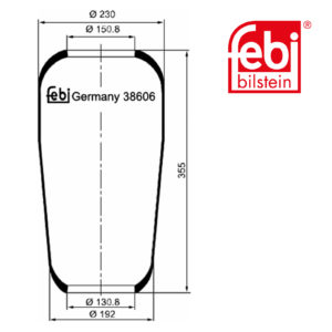 LPM Truck Parts - AIR SPRING (20554764)