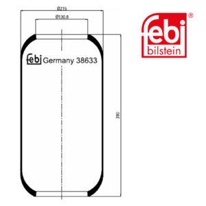 LPM Truck Parts - AIR SPRING (008188526)