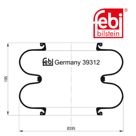 LPM Truck Parts - AIR SPRING (81436010022)