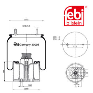 LPM Truck Parts - AIR SPRING (0542943230)