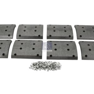 LPM Truck Parts - DRUM BRAKE LINING KIT, AXLE KIT