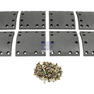 LPM Truck Parts - DRUM BRAKE LINING KIT, AXLE KIT (81502216049S)