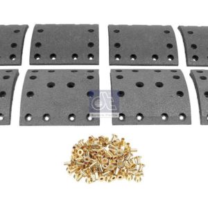 LPM Truck Parts - DRUM BRAKE LINING KIT, AXLE KIT (81502216070S)