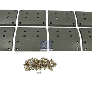 LPM Truck Parts - DRUM BRAKE LINING KIT, AXLE KIT OVERSIZE