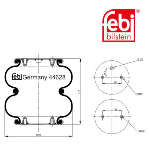 LPM Truck Parts - AIR SPRING (9463281601)