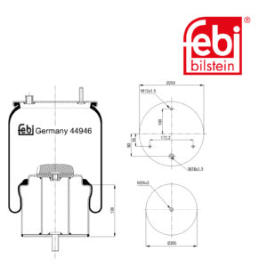 LPM Truck Parts - AIR SPRING (1794421)