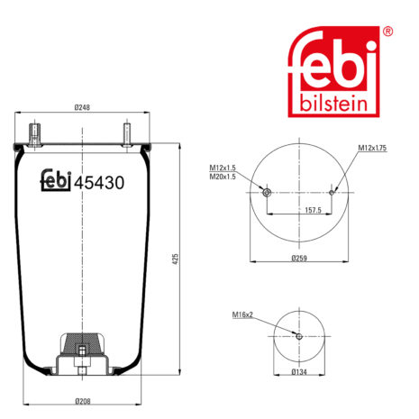 LPM Truck Parts - AIR SPRING (0542941770)