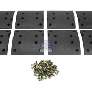 LPM Truck Parts - DRUM BRAKE LINING KIT, AXLE KIT OVERSIZE