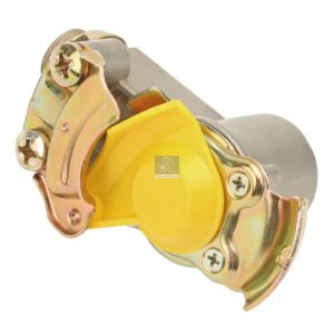 LPM Truck Parts - PALM COUPLING, YELLOW LID WITH PIPE FILTER (1518206 - WA9522010010)