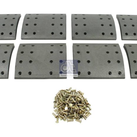 LPM Truck Parts - DRUM BRAKE LINING KIT, AXLE KIT OVERSIZE