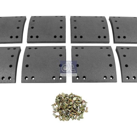 LPM Truck Parts - DRUM BRAKE LINING KIT, AXLE KIT OVERSIZE (683277S)