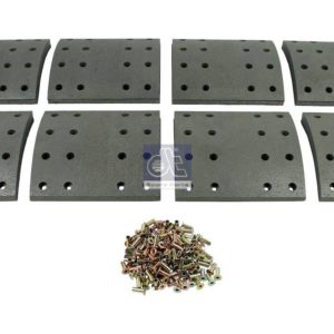 LPM Truck Parts - DRUM BRAKE LINING KIT, AXLE KIT OVERSIZE (0683279S - 683279S)