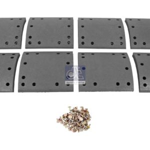 LPM Truck Parts - DRUM BRAKE LINING KIT, AXLE KIT