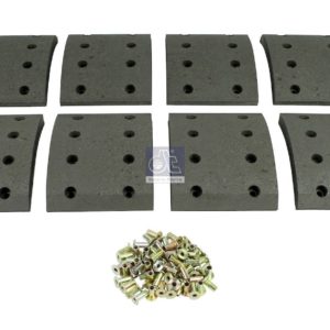 LPM Truck Parts - DRUM BRAKE LINING KIT, AXLE KIT OVERSIZE (5001860030S1 - 5001860031)