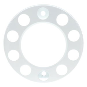UNWT0008 WHITE COATED STEEL WHEEL TRIM 22.5IN (571MM) HOLLOW TYPE