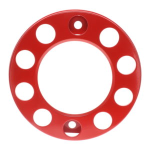 UNWT0011 | 22.5in Red Coated Steel Wheel Trim – Hollow Type (571mm)