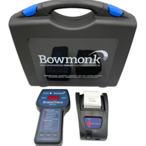 Bowmonk BOW801SFKIT – DVSA Approved Brake Tester Kit for Trucks & Tractor Units (Service, Park & Secondary Brake Tests) with Printer, Temp Gun & Carry Case