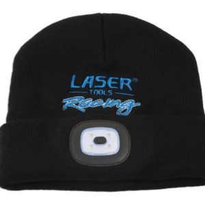 Laser 6899 Beanie Hat with Rechargeable LED Lamp – USB-Charged Workwear Beanie for Mechanics & HGV